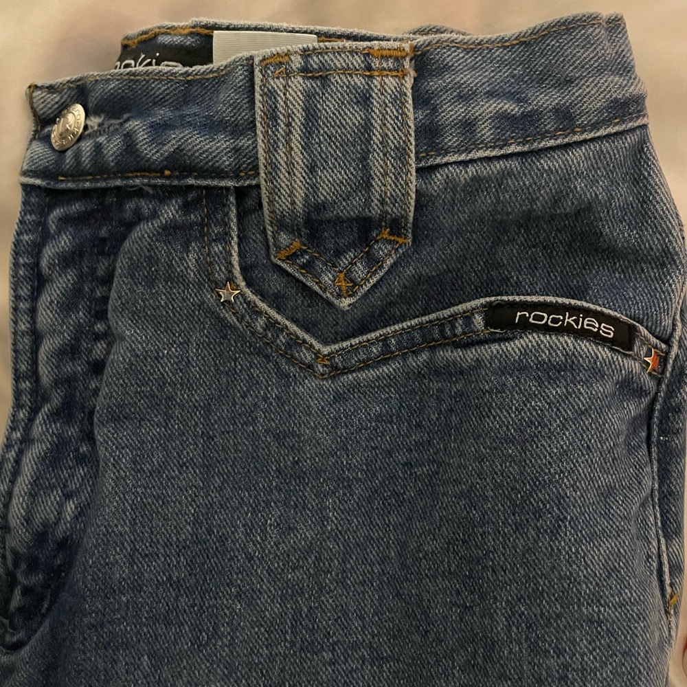 The cutest Rockies out there! Perfect denim wash and super flattering!